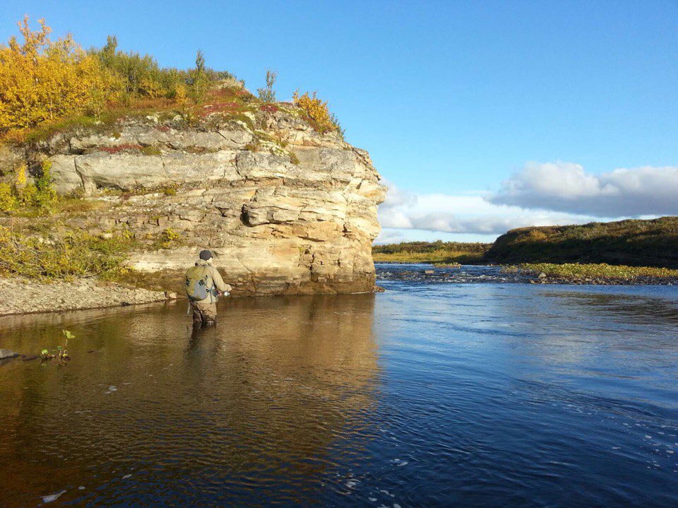 рыбалка в Архангельской области, река Великая.