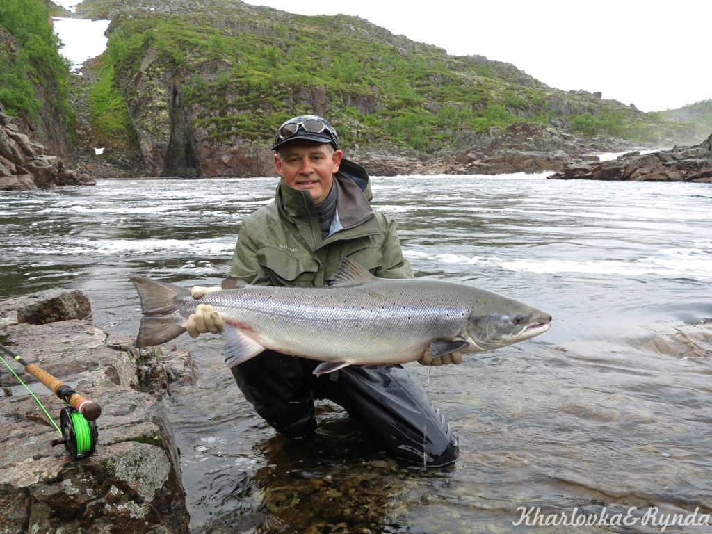 рыбалка на Кольском полуострове, реке Харловка и Рында 2017